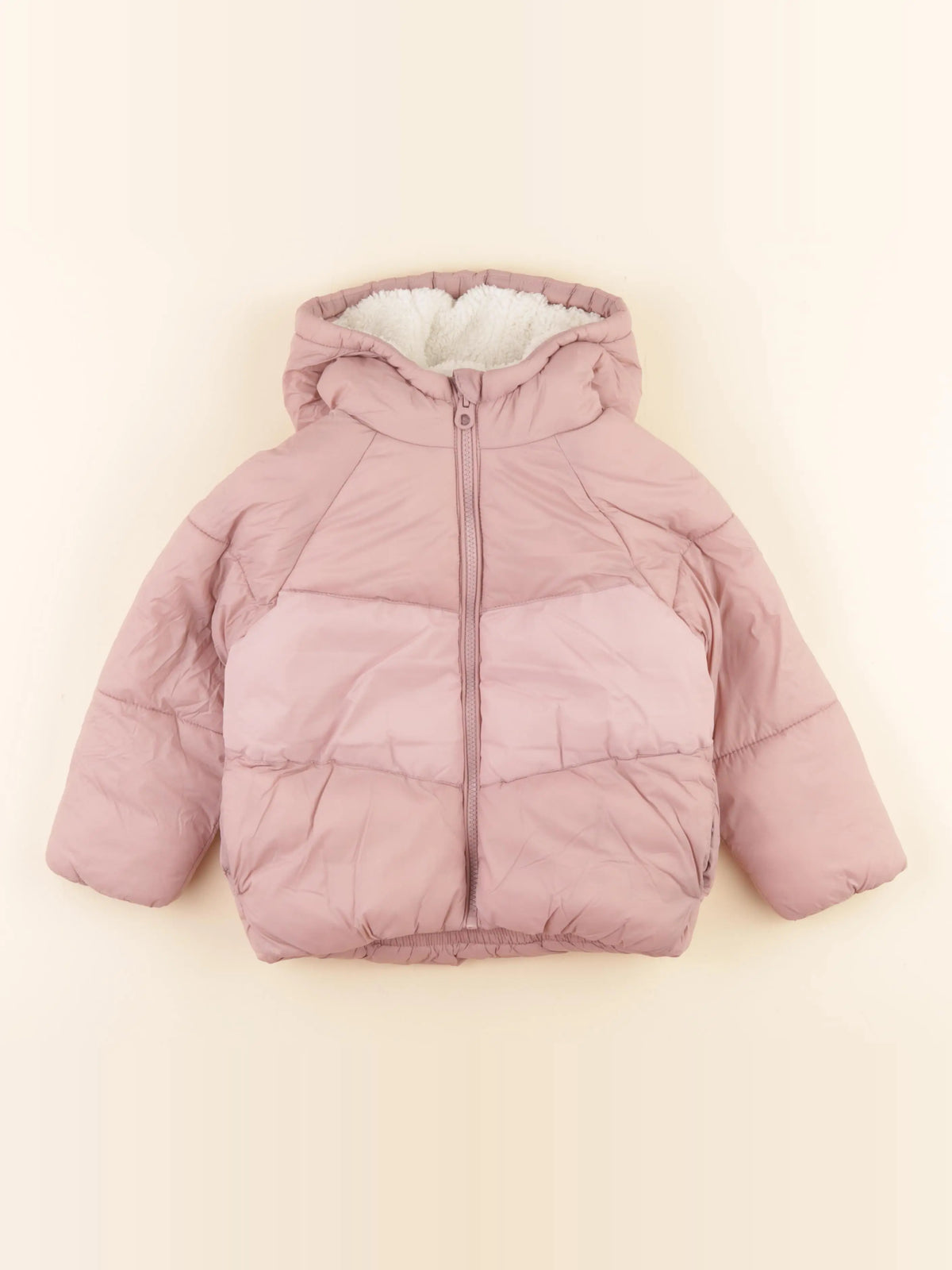 Vertbaudet - doudoune rose - 4 ans