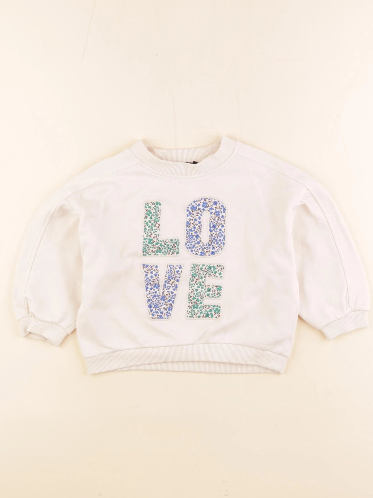 Monoprix - sweat beige - 3 ans