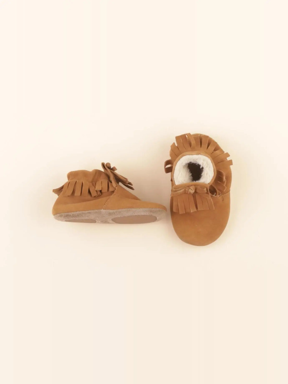 Vertbaudet - chaussons marron - pointure 18/19