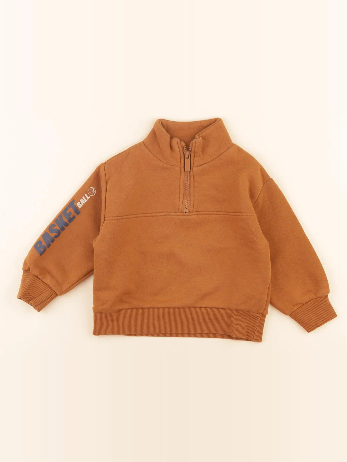 Vertbaudet - sweat marron - 3 ans