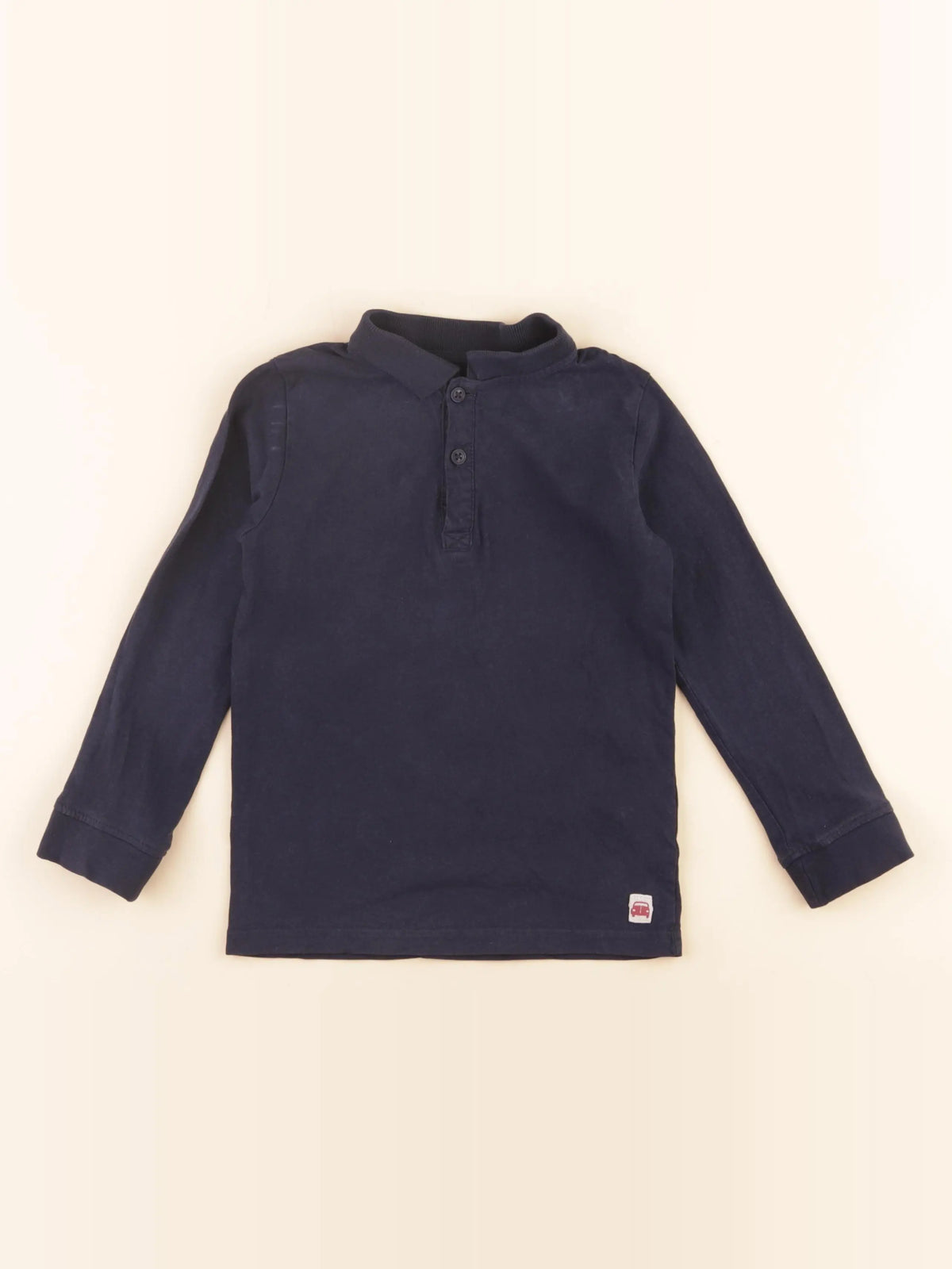 Vertbaudet - polo bleu - 6 ans