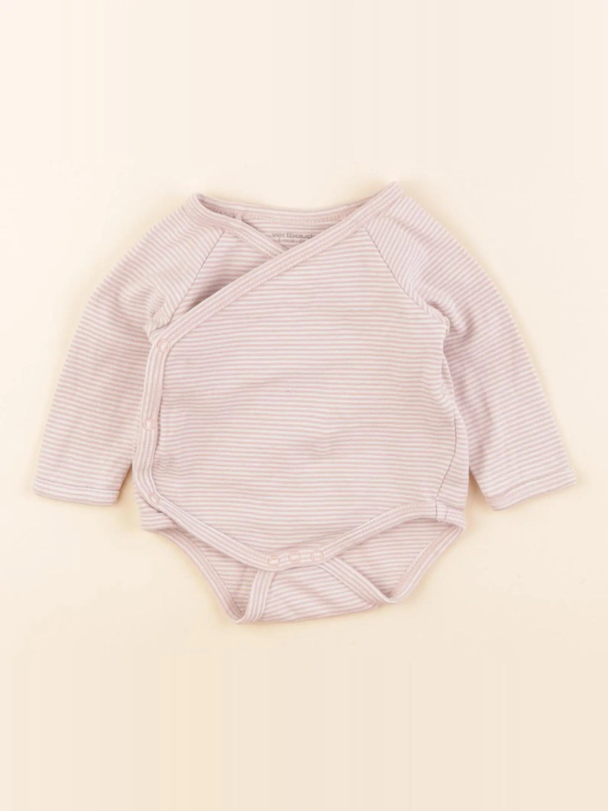 Vertbaudet - body rose - 6 mois