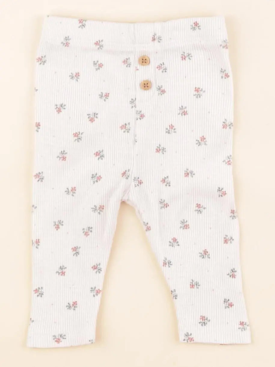 Vertbaudet - legging blanc - 3 mois