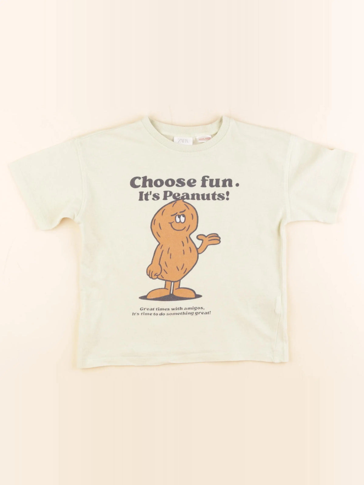 Zara - tee-shirt jaune - 5 ans