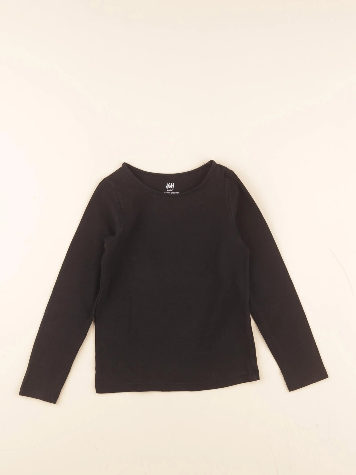 H&M - tee-shirt noir - 4/6 ans