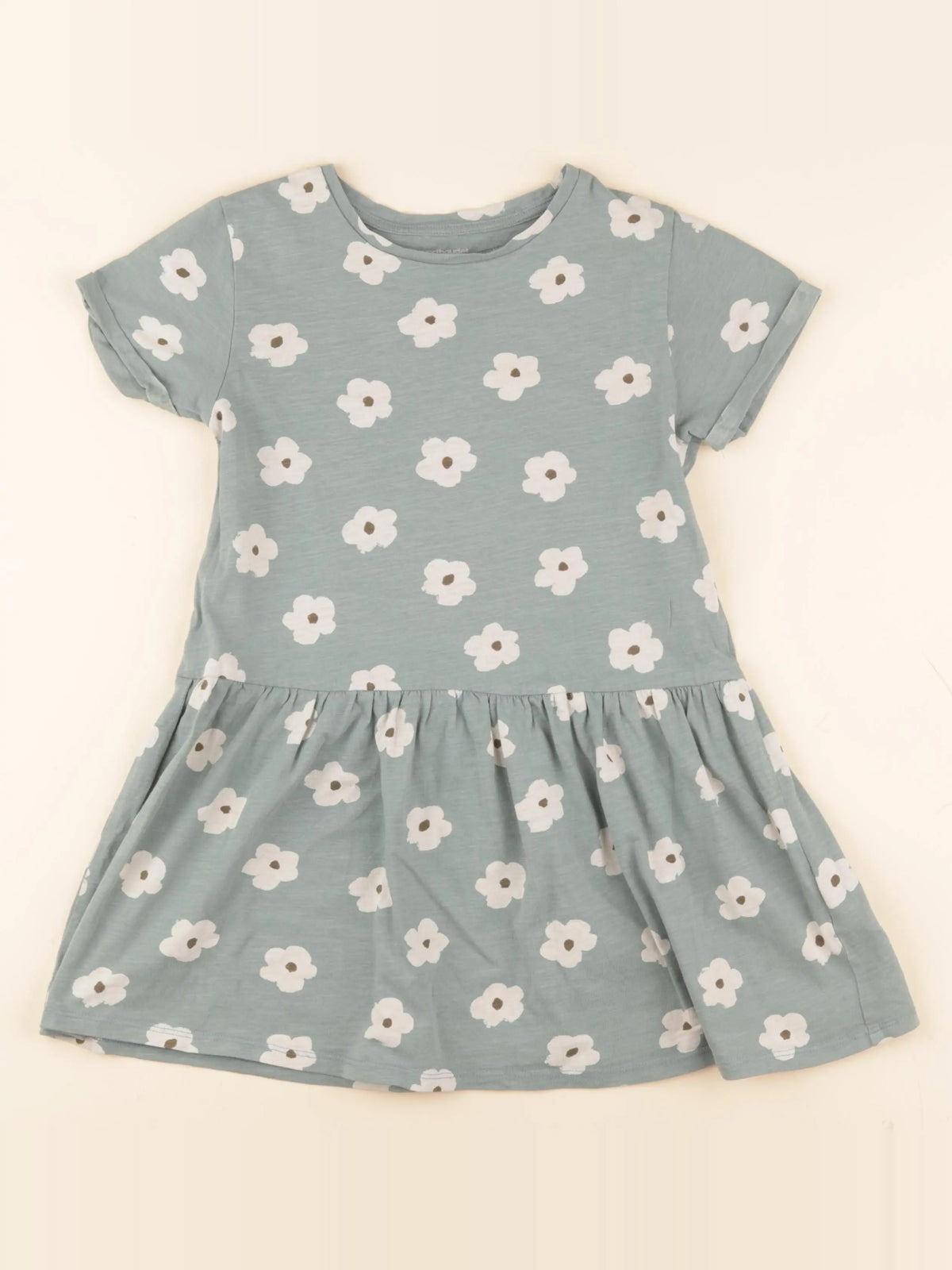 Vertbaudet - robe vert - 8 ans