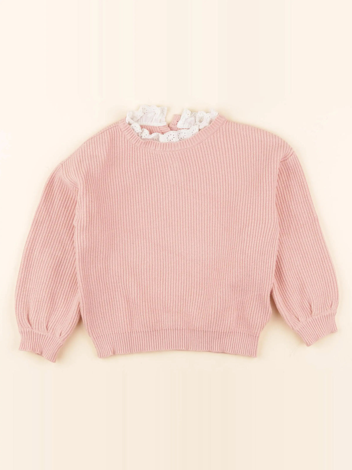 Vertbaudet - pull rose - 5 ans