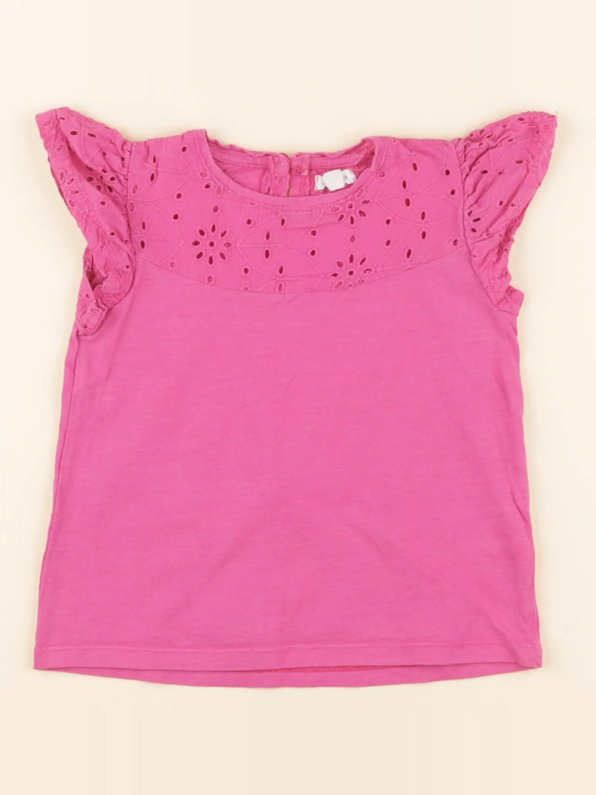 Vertbaudet - tee-shirt rose - 4 ans