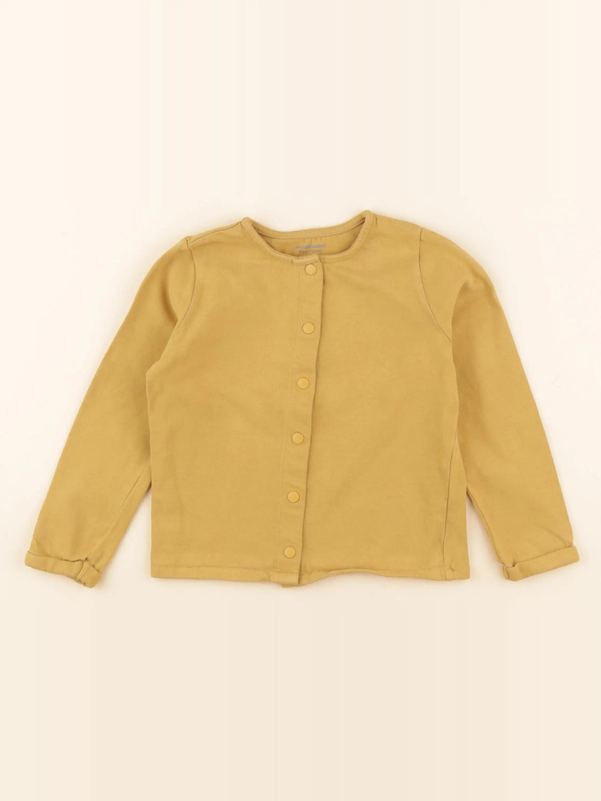 Vertbaudet - sweat jaune - 4 ans
