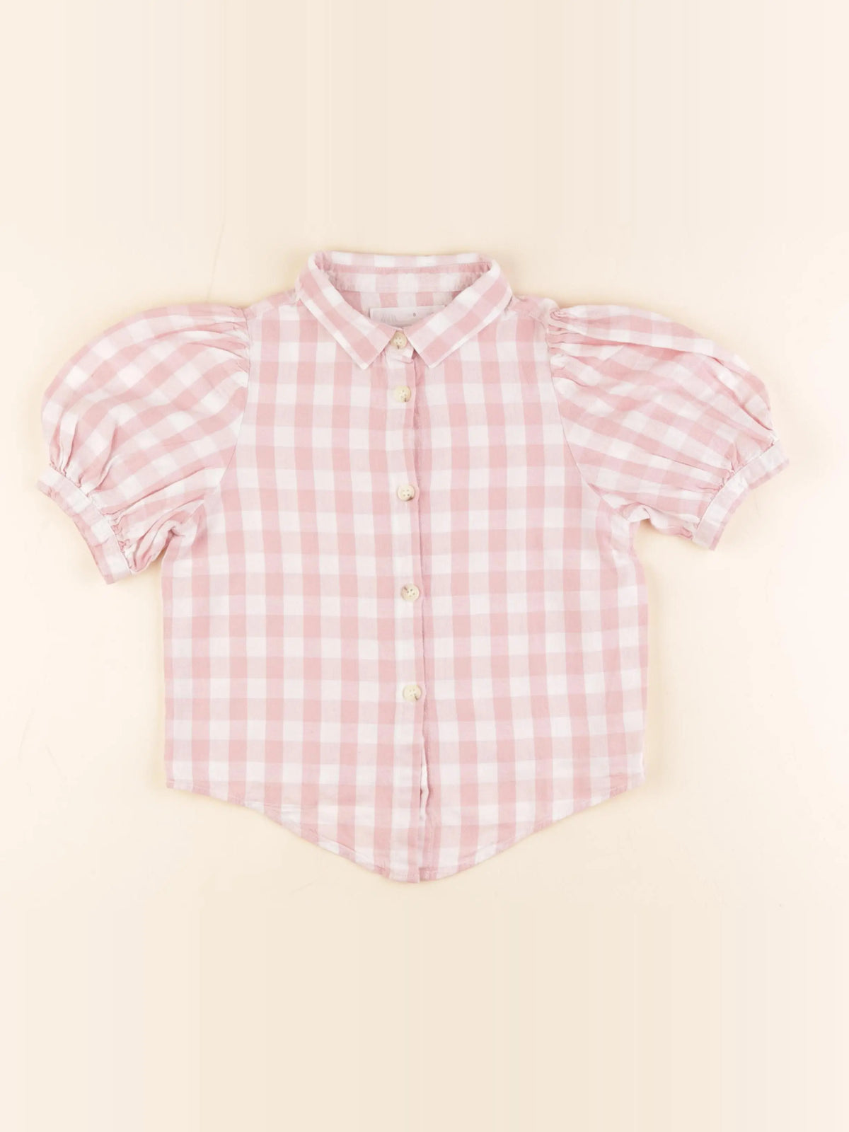 Zara - blouse blanc, rose - 6 ans