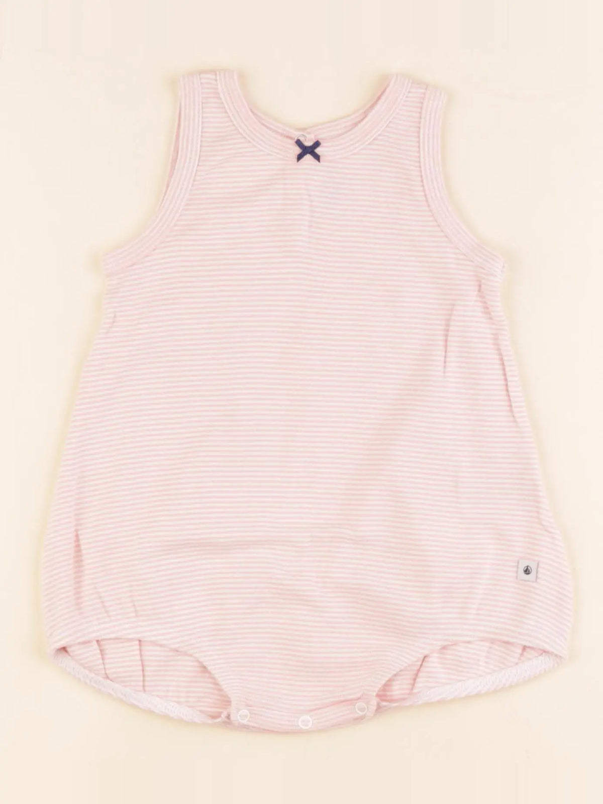 Petit Bateau - combinaison rose - 12 mois