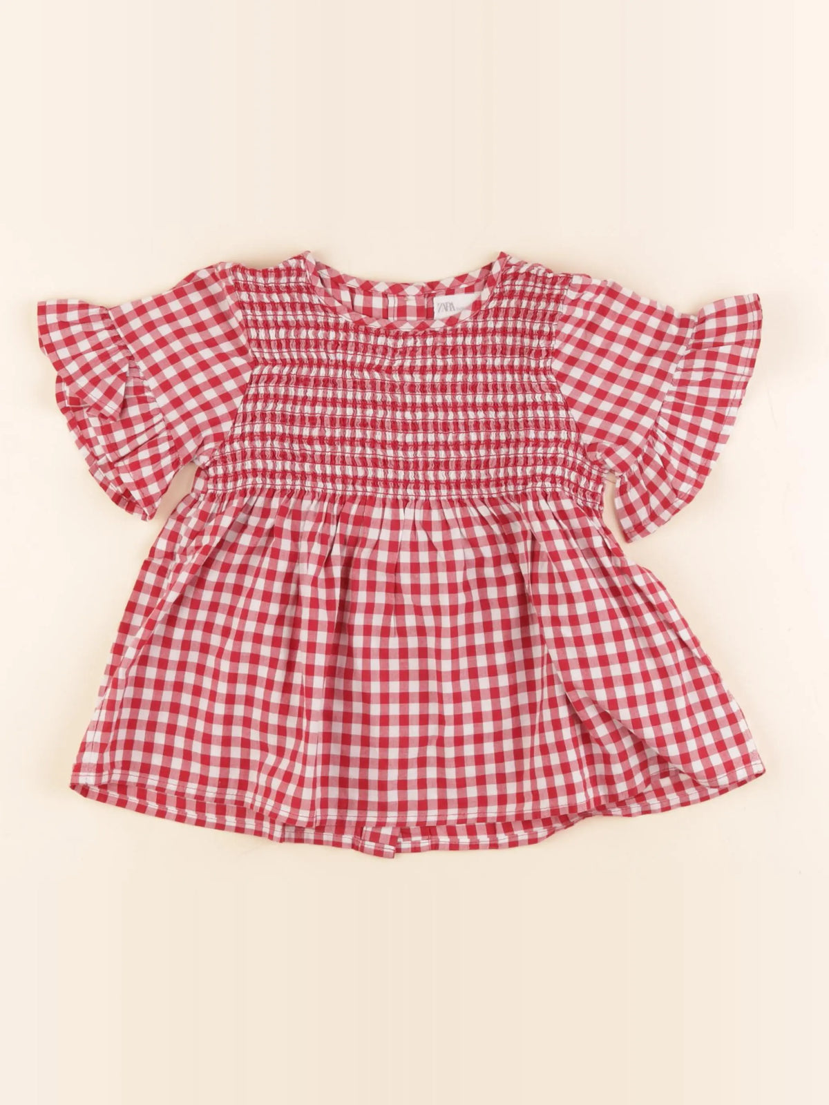 Zara - blouse rouge - 3/4 ans