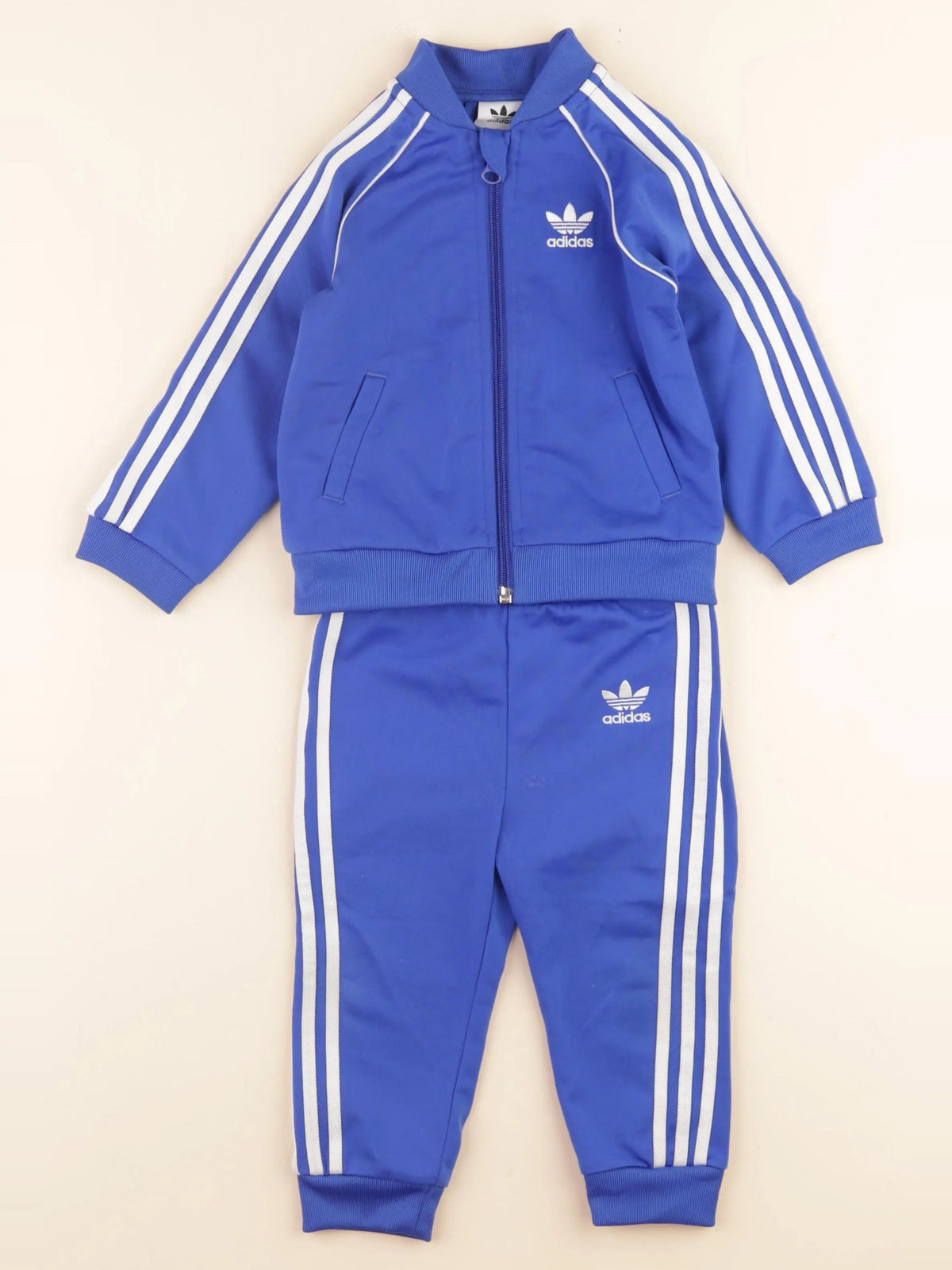 Adidas - ensemble bleu - 9/12 mois