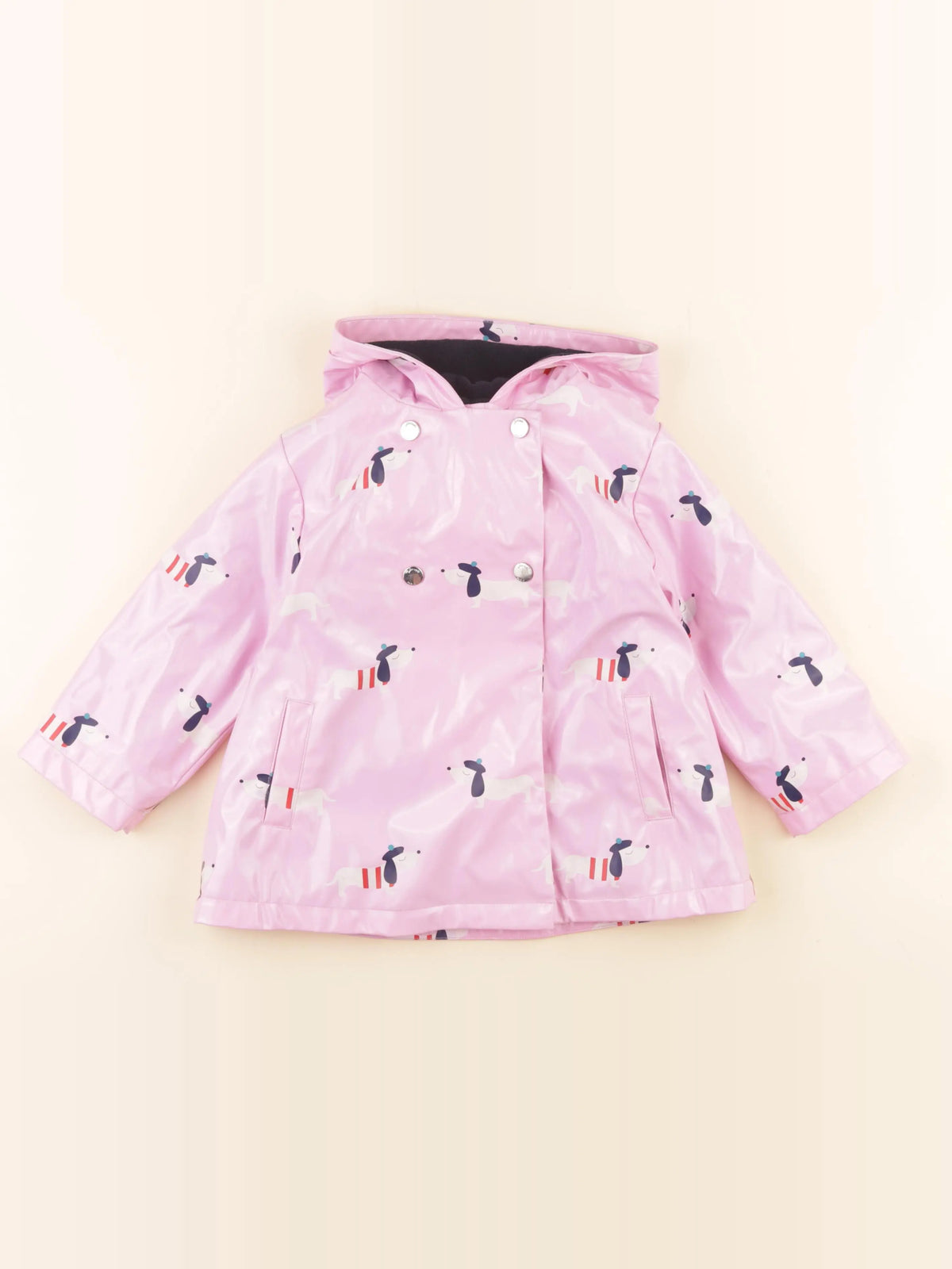 Jacadi - imperméable rose - 36 mois