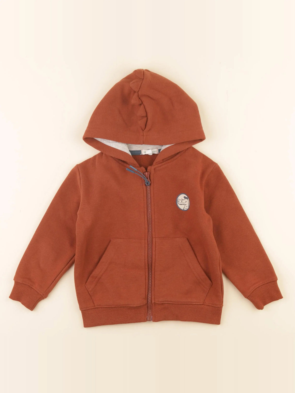 Vertbaudet - sweat marron - 3 ans