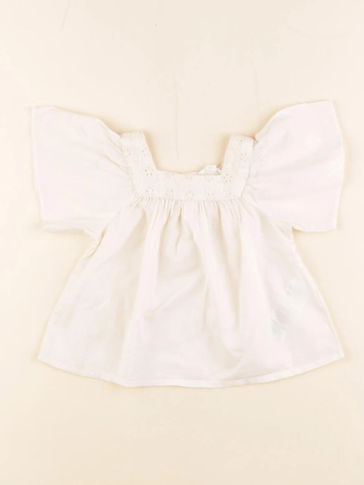 Vertbaudet - blouse beige - 9 mois