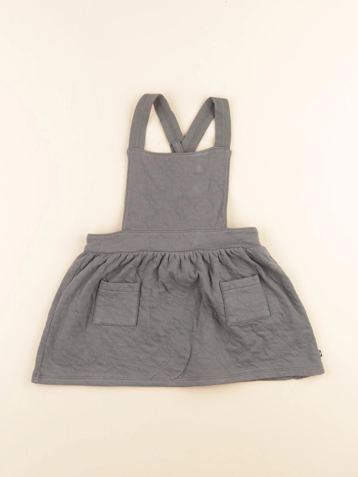 Petit Bateau - robe gris - 24 mois
