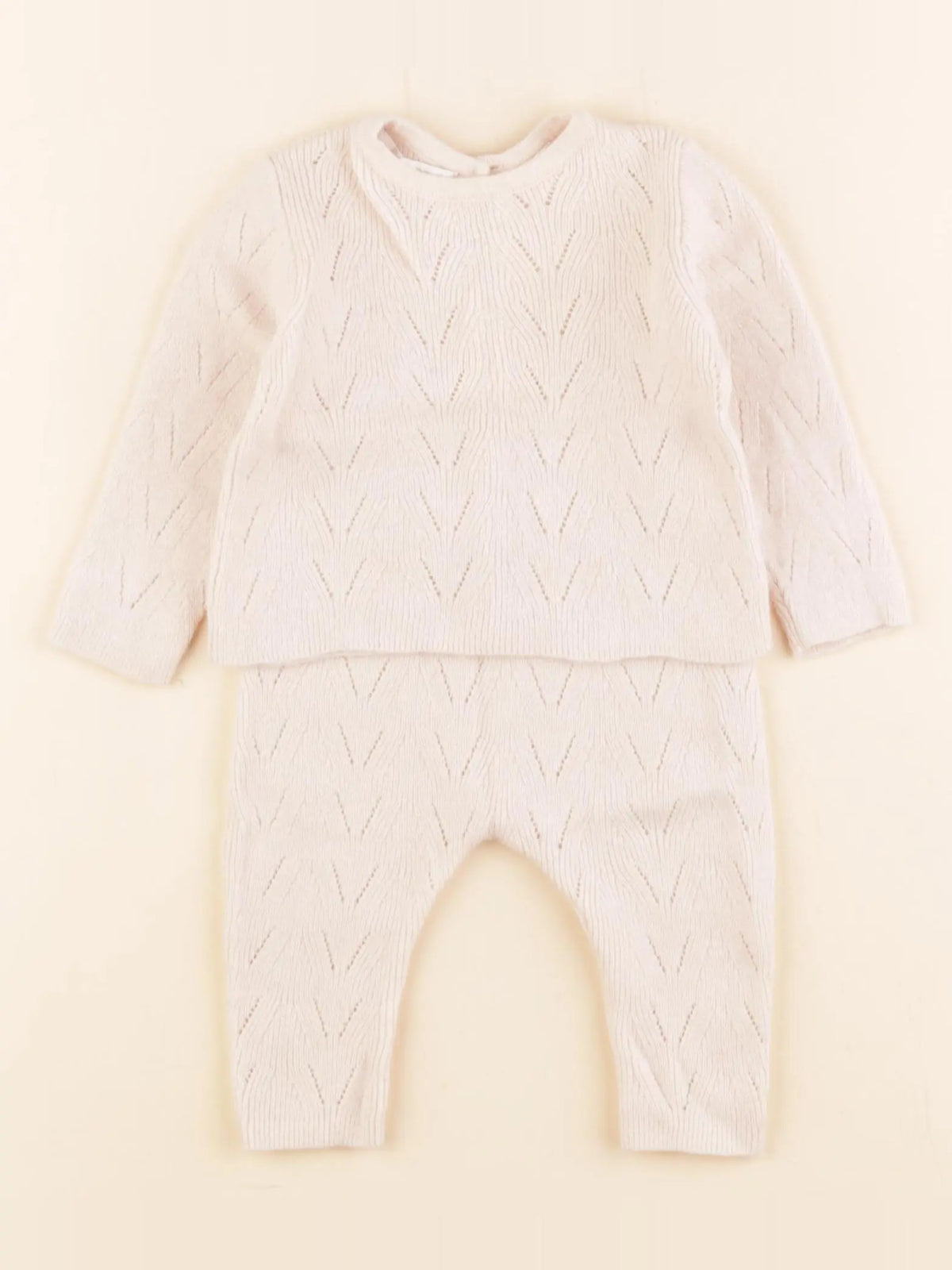 Zara - ensemble rose - 1/3 mois