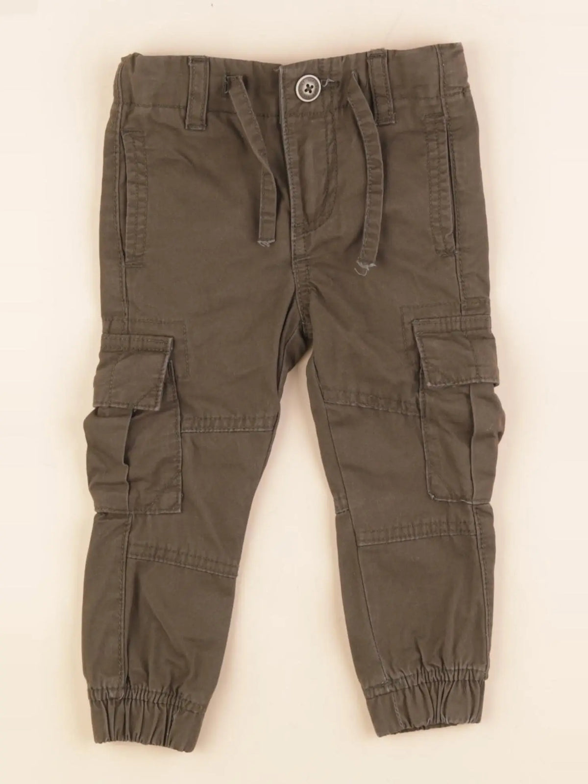 Vertbaudet - pantalon vert - 2 ans