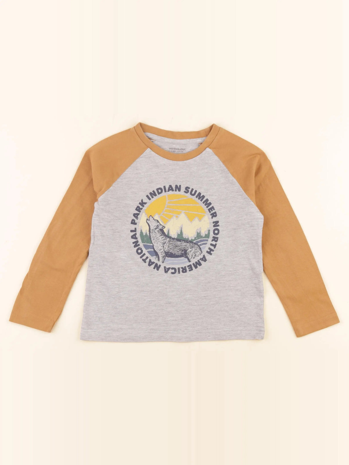Vertbaudet - tee-shirt gris - 4 ans