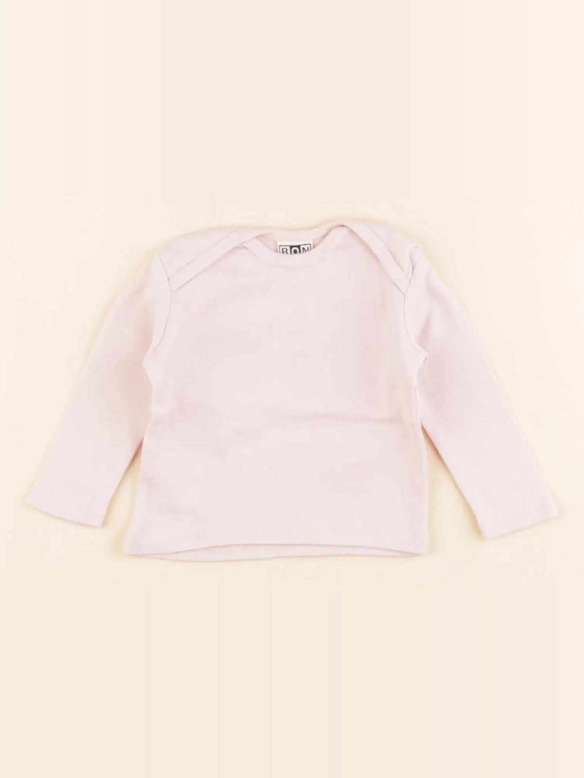 Bonton - tee-shirt rose - 3 mois