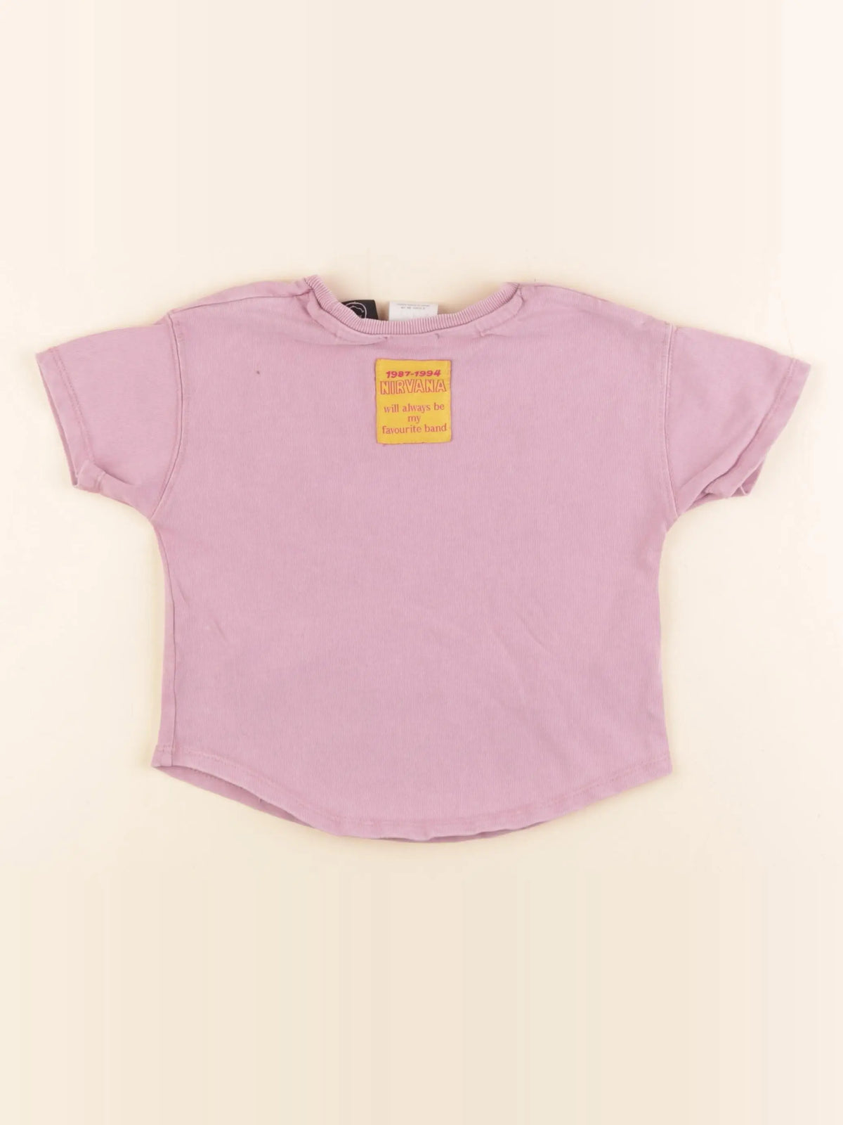 Zara - tee-shirt imprimé au dos violet - 2 ans