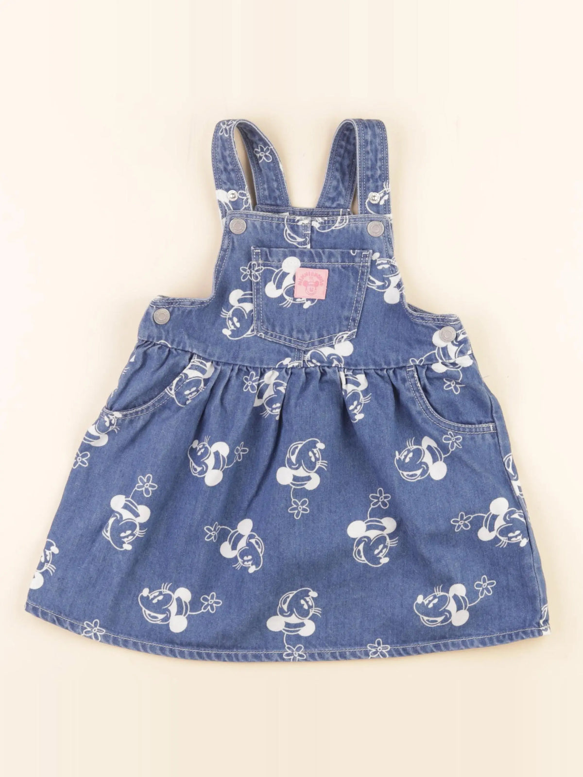 H&M - robe bleu - 18/24 mois
