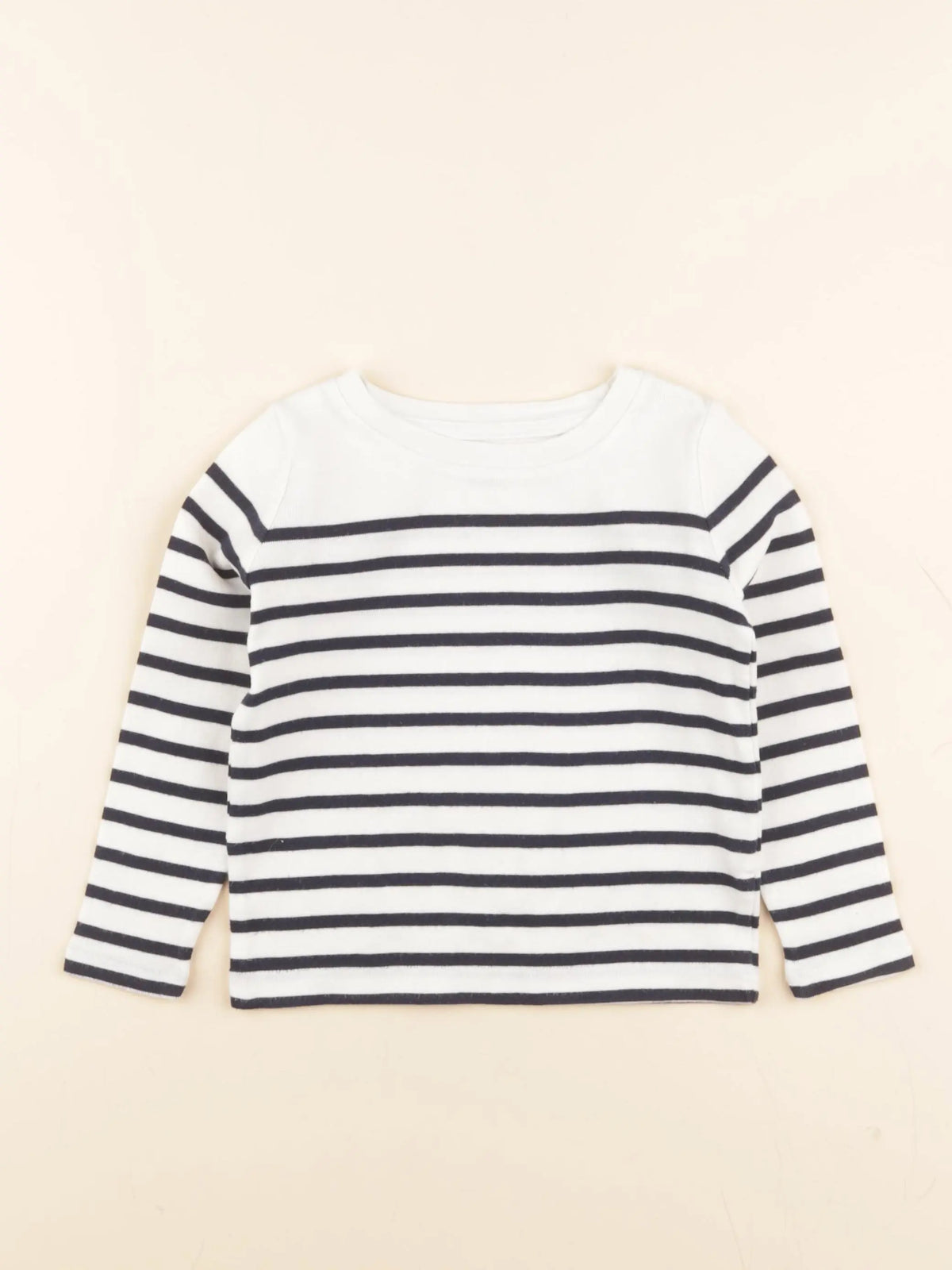 Monoprix - tee-shirt blanc, bleu - 3 ans