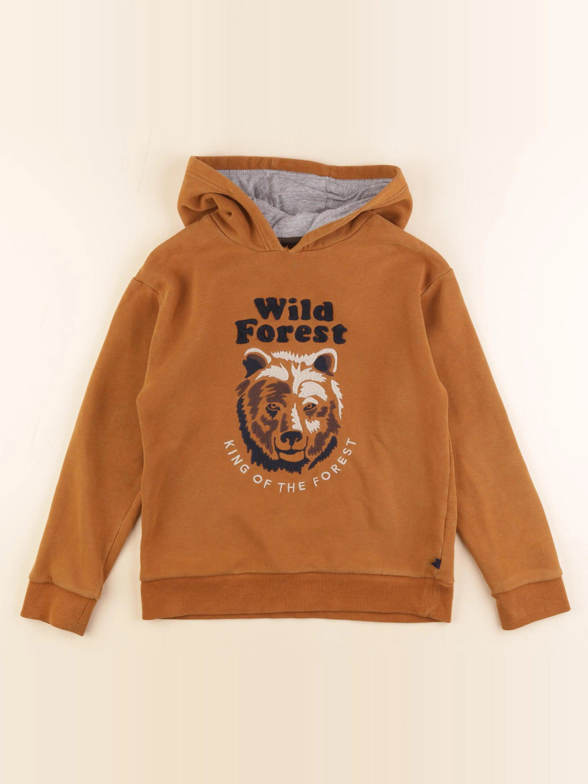 Okaidi - sweat marron - 10 ans