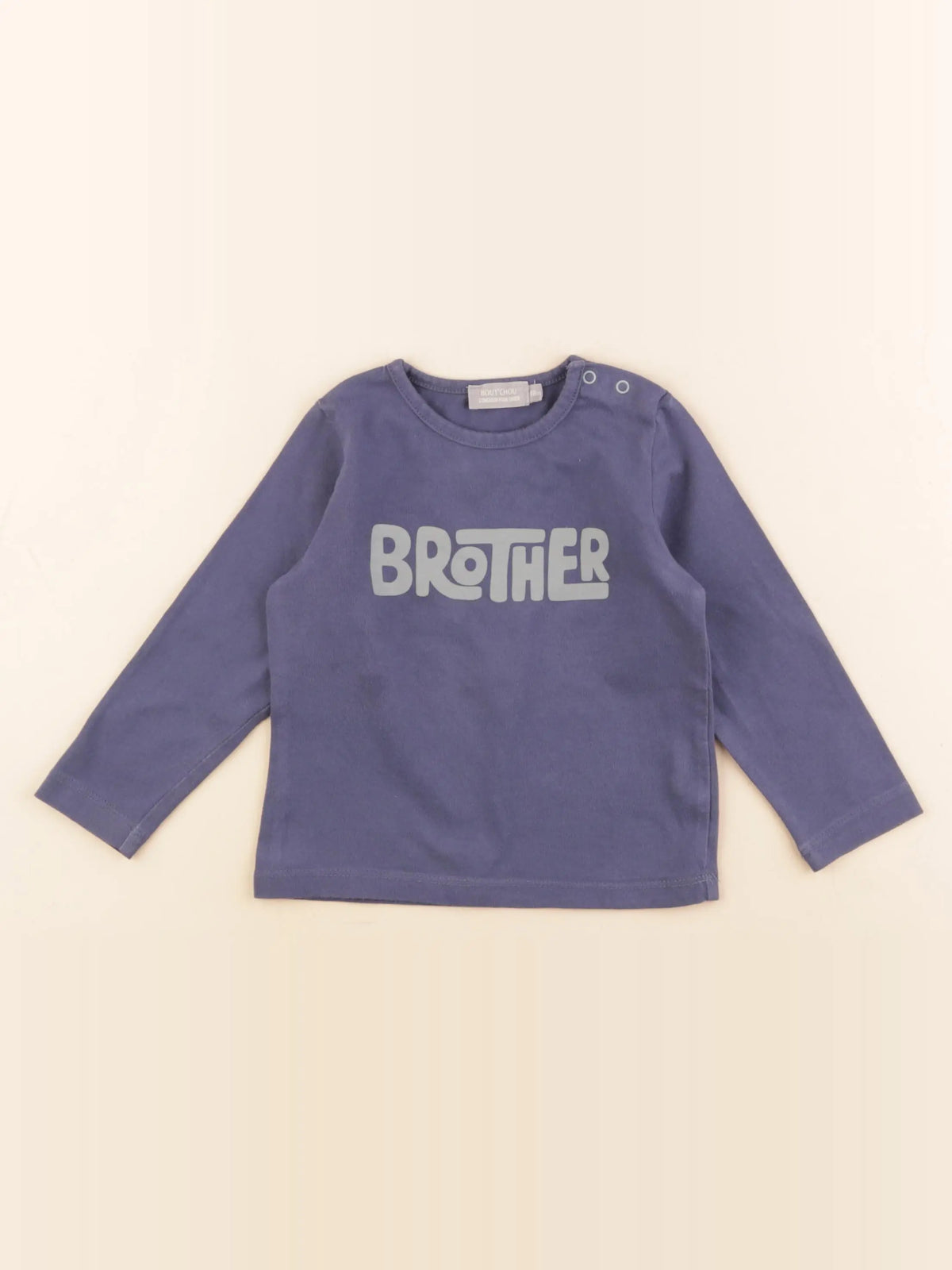 Boutchou - tee-shirt bleu - 18 mois
