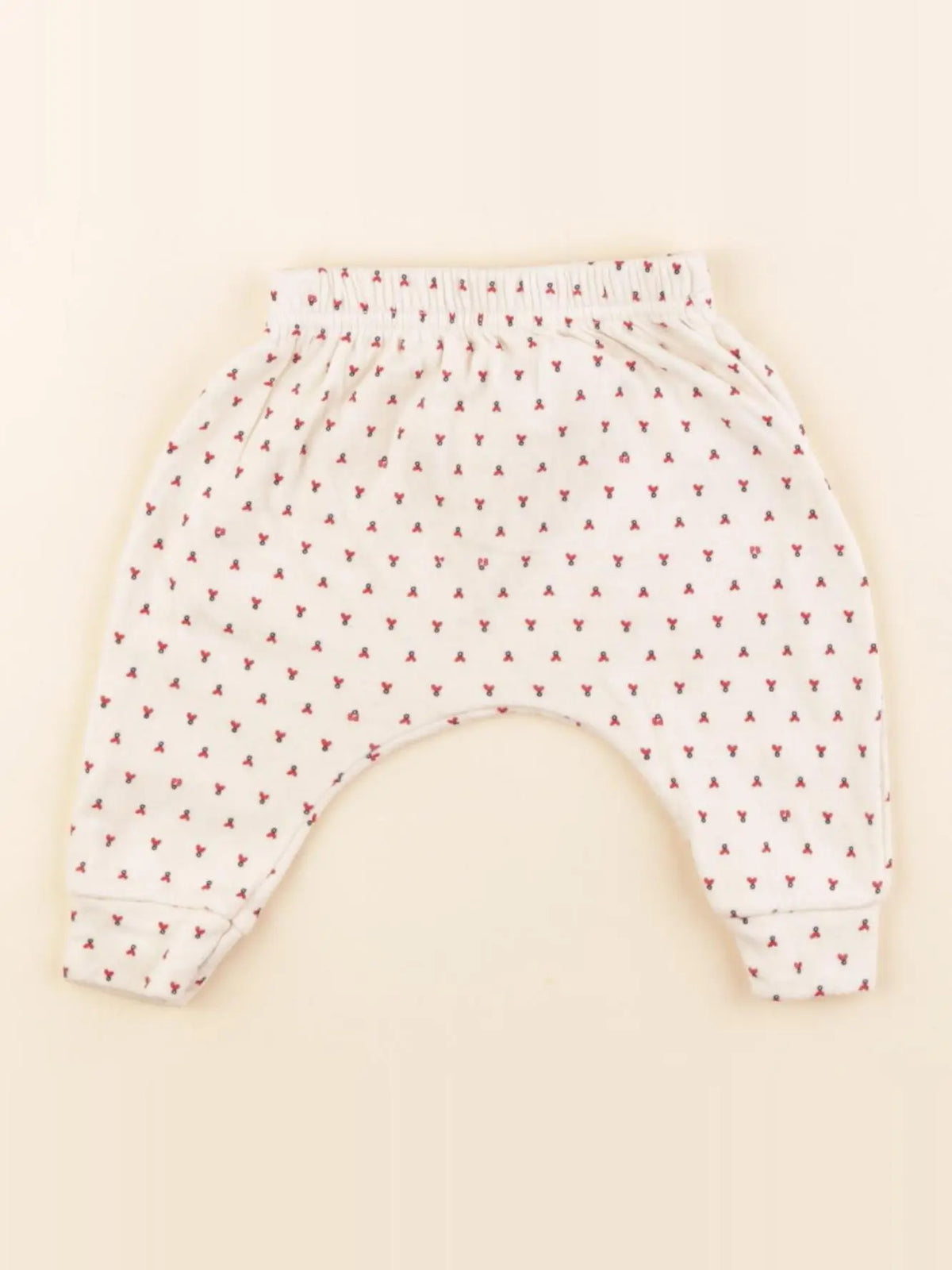 Petit Bateau - sarouel beige - 3 mois