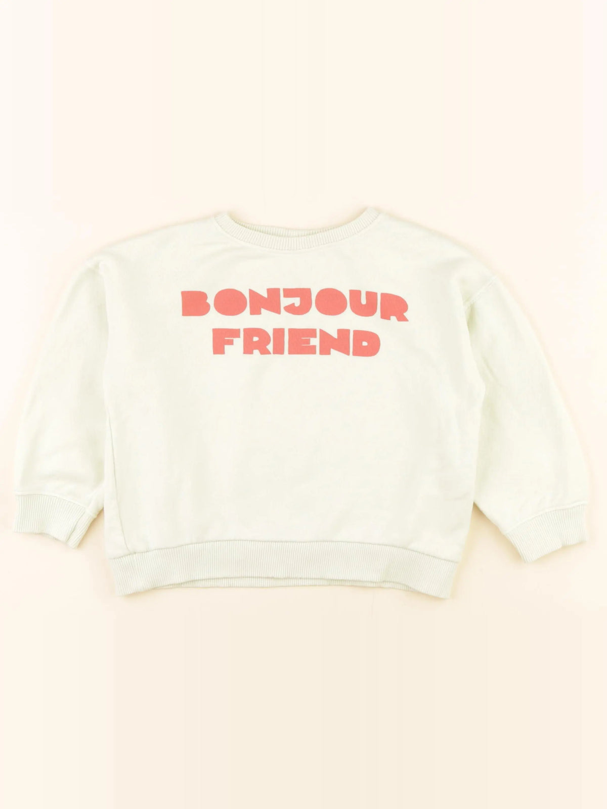 Zara - sweat jaune - 3/4 ans