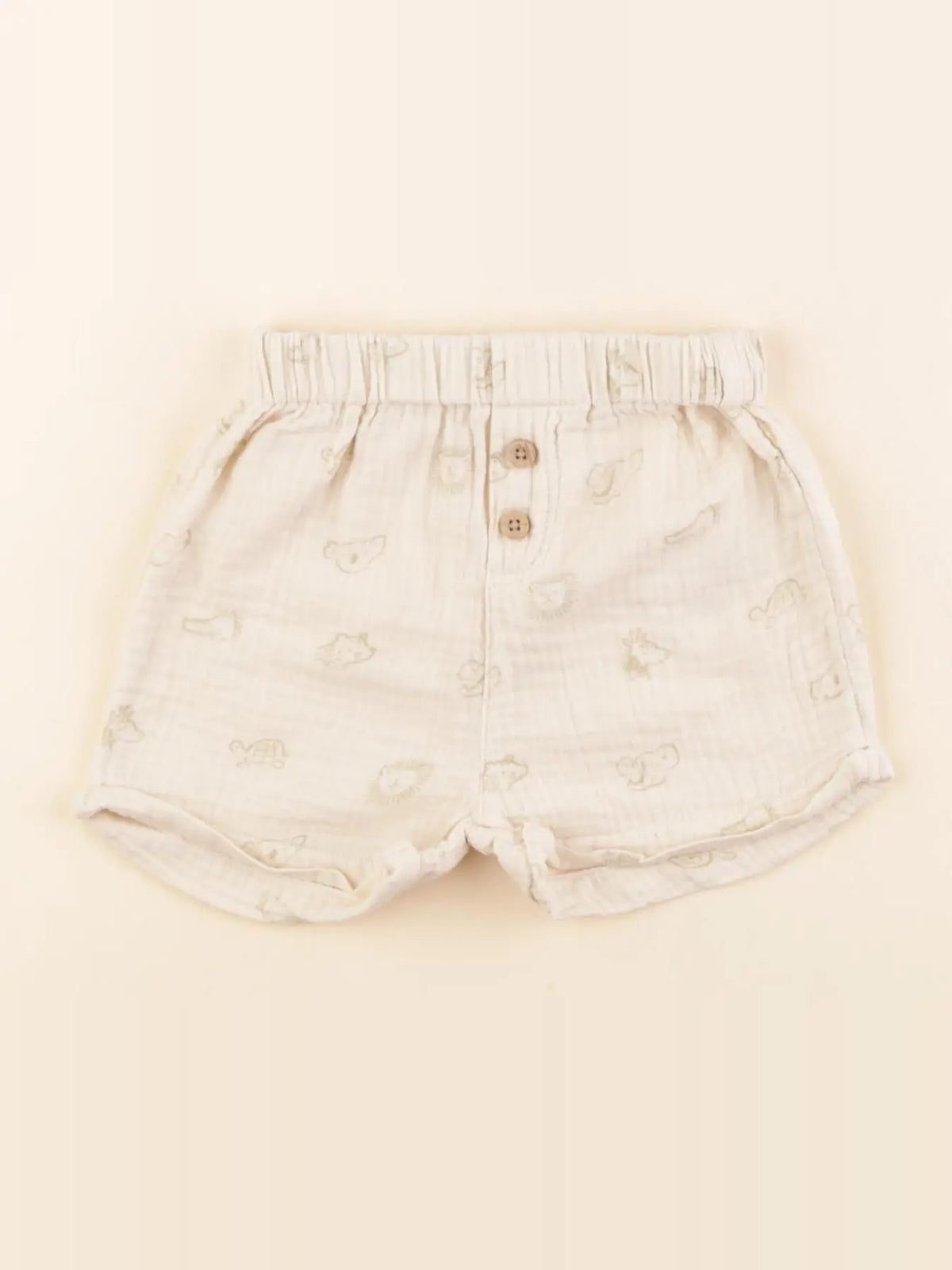 Vertbaudet - short beige - 6 mois