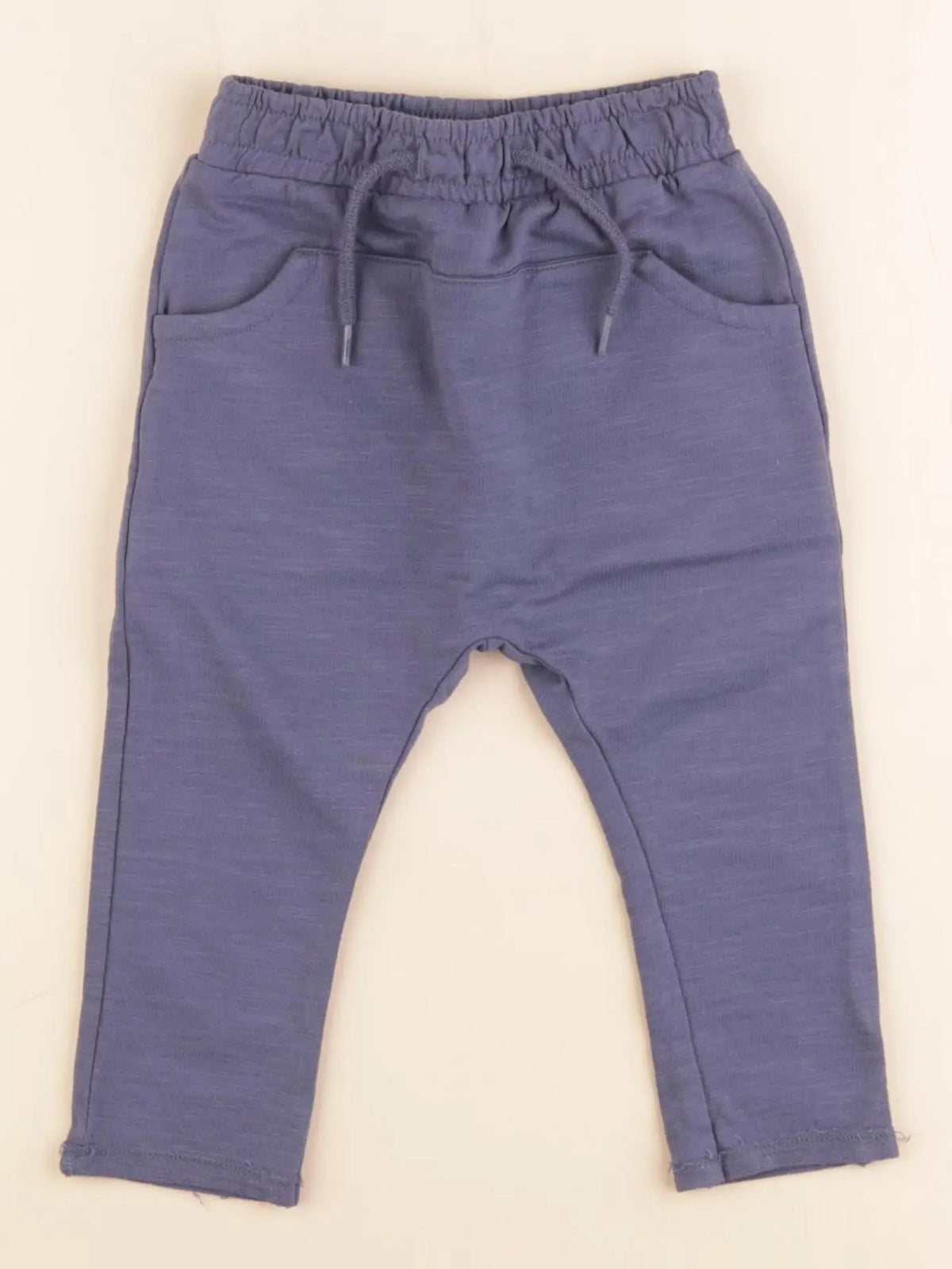 Vertbaudet - sarouel bleu - 6 mois