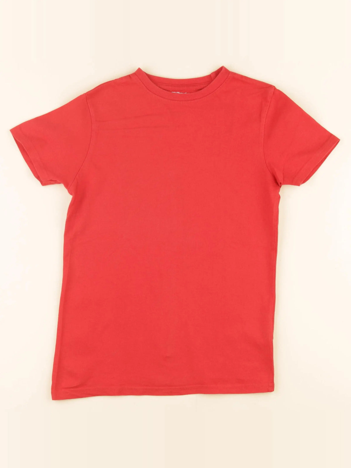 Vertbaudet - tee-shirt rouge - 10 ans