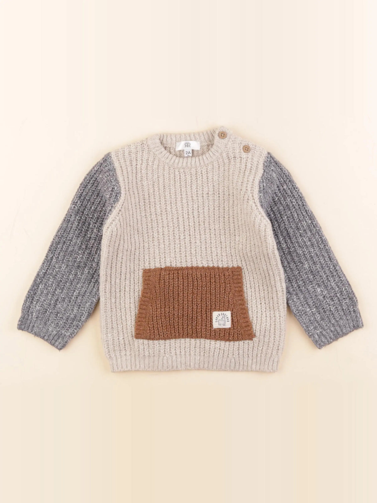 La Redoute - pull beige - 2 ans