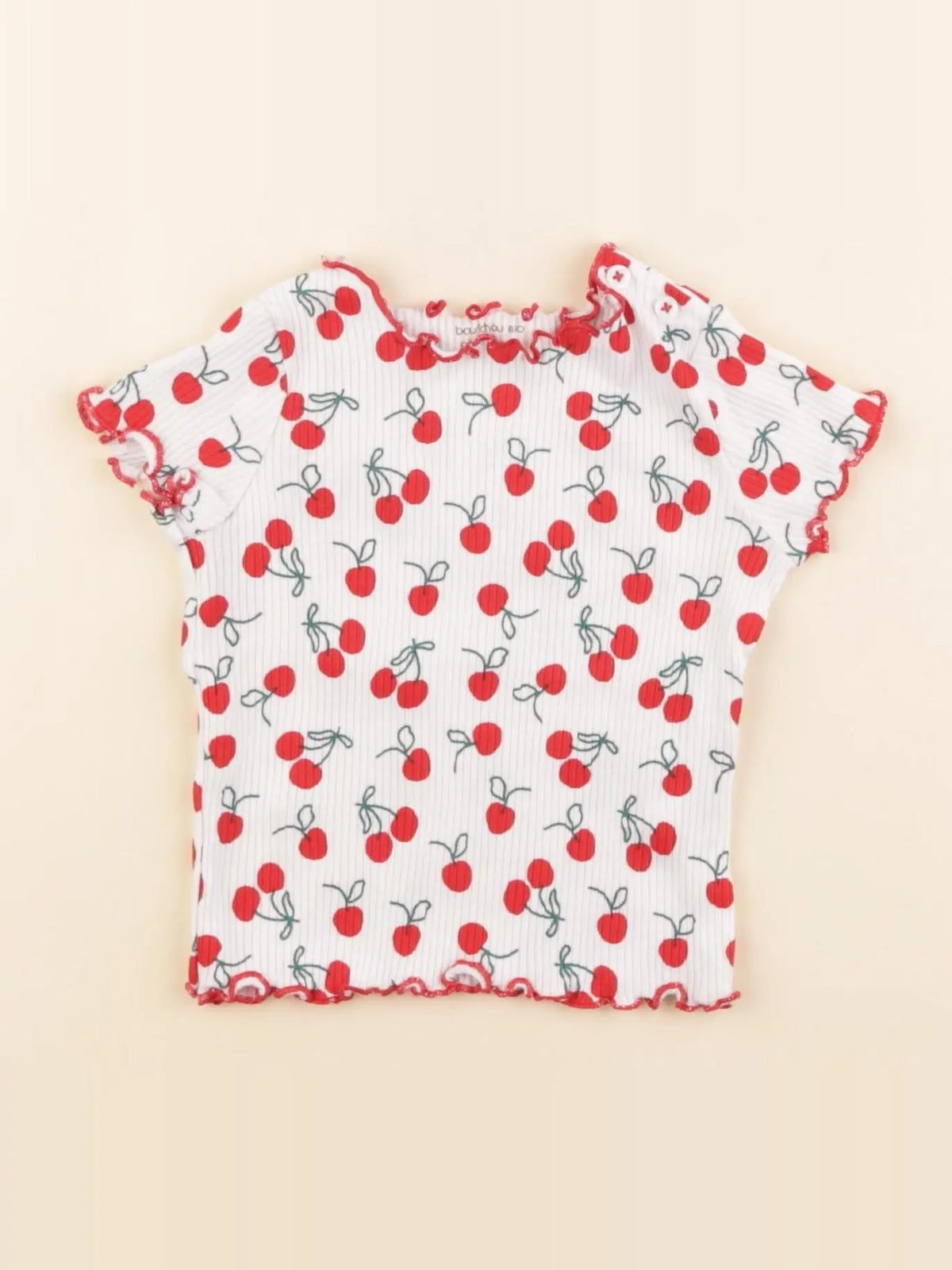 Boutchou - tee-shirt rouge - 9 mois
