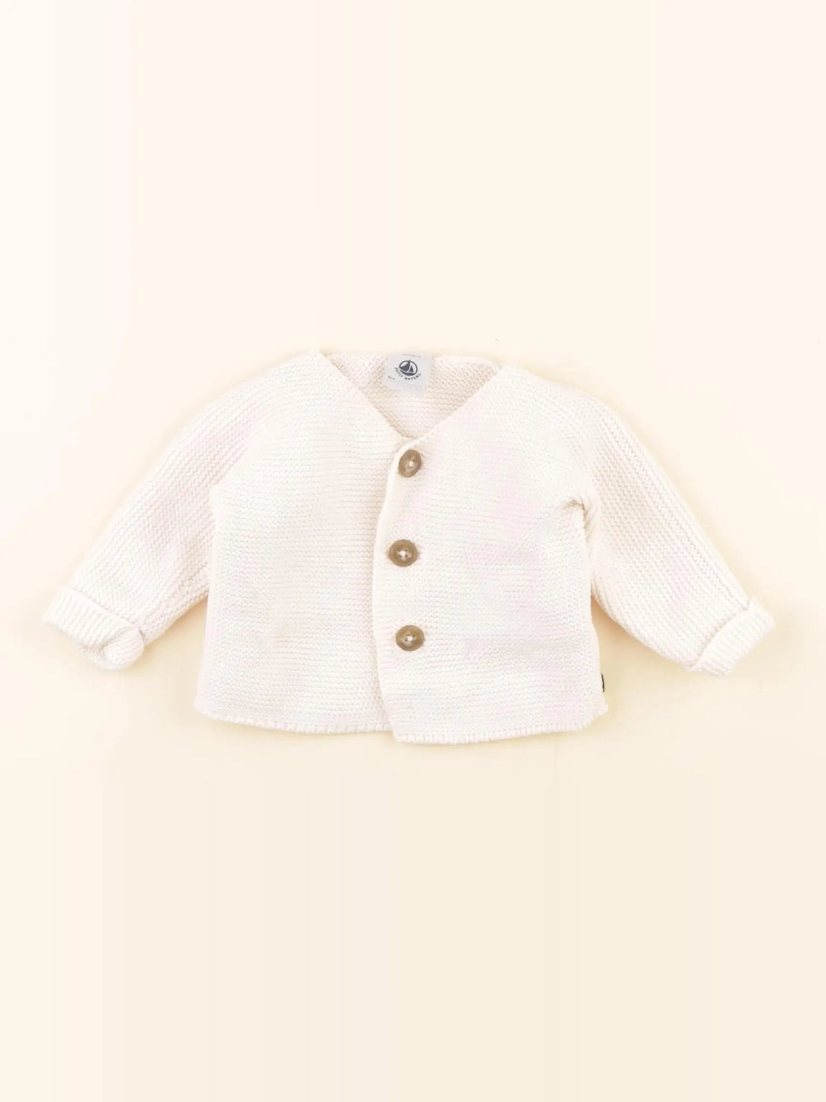 Petit Bateau - gilet rose - 1 mois