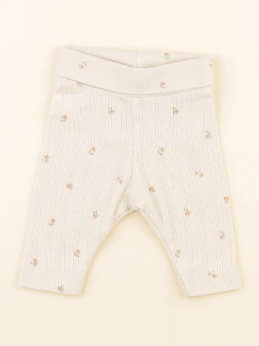 H&M - legging beige - 0/1 mois