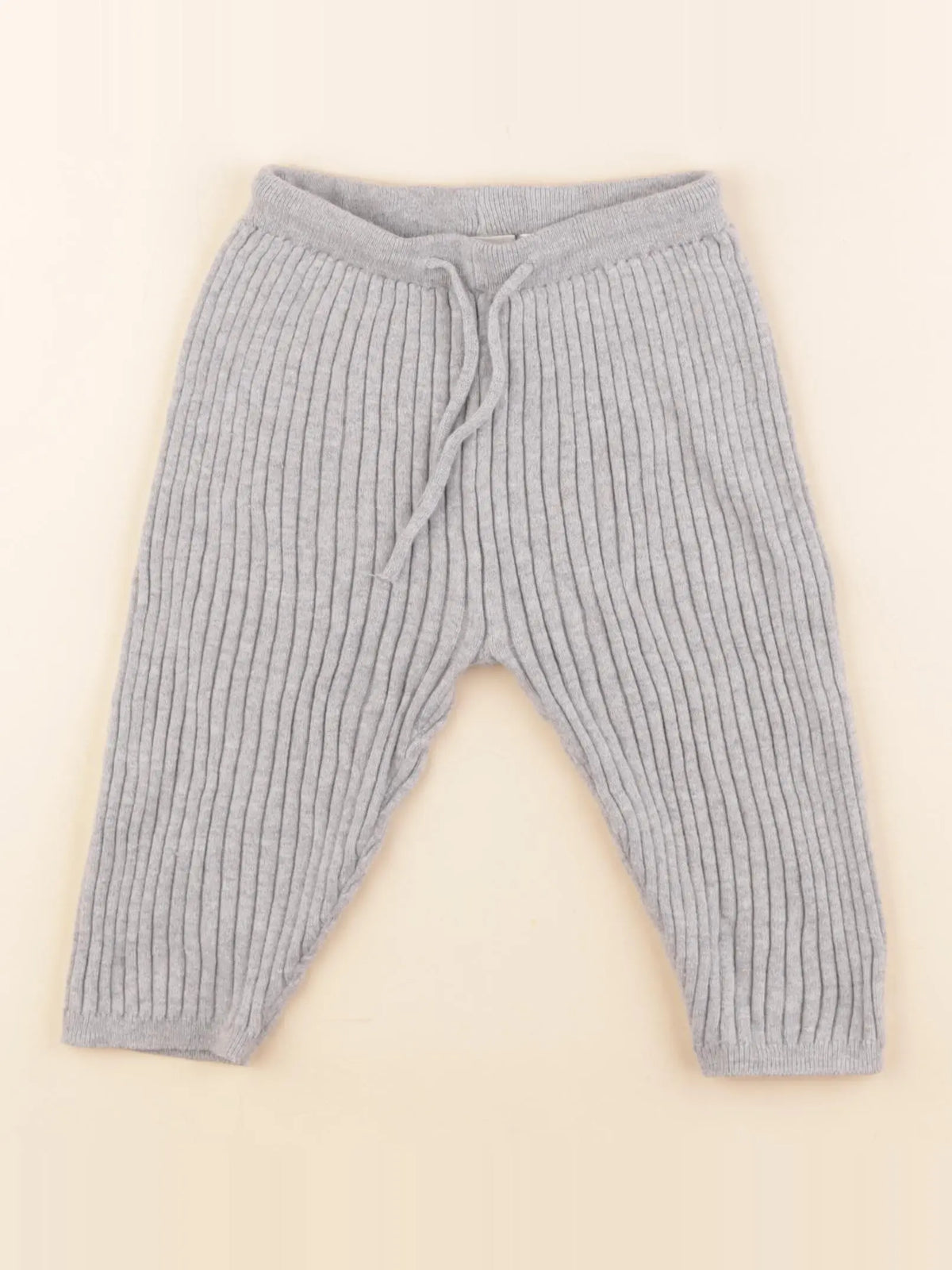 H&M - legging gris - 9/12 mois