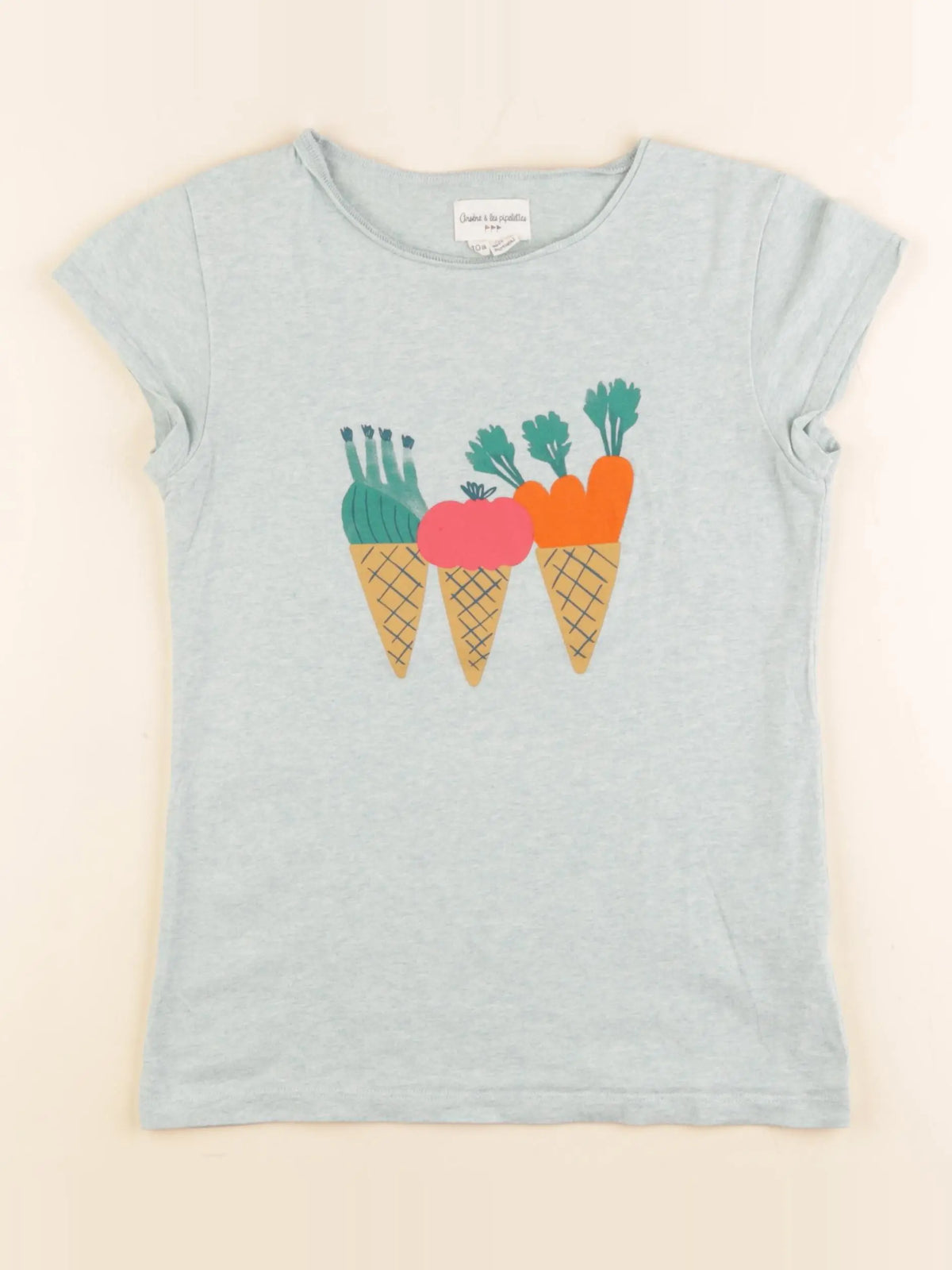 Arsène et les pipelettes - tee-shirt vert - 10 ans