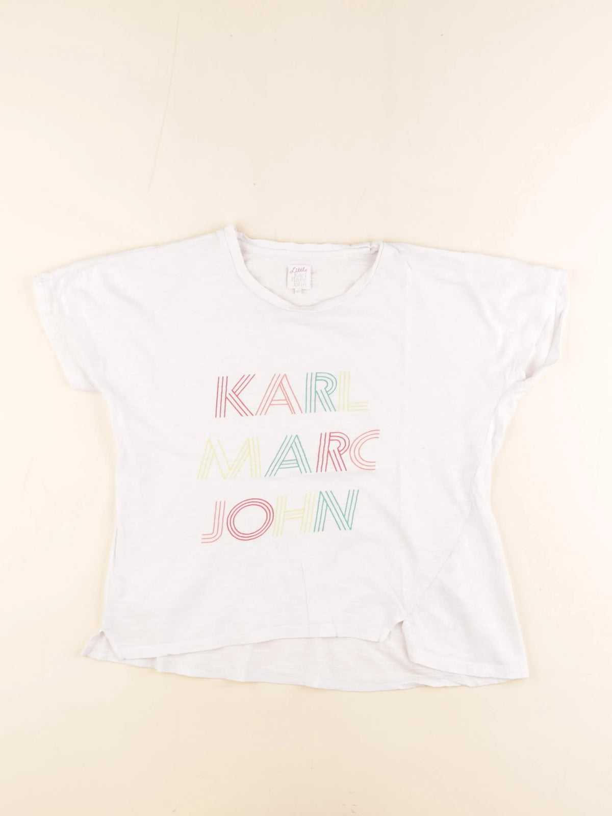 Little Karl Marc John - tee-shirt blanc - 12 ans