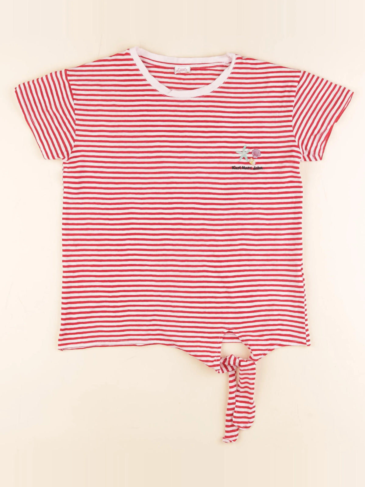Little Karl Marc John - tee-shirt rouge - 12 ans
