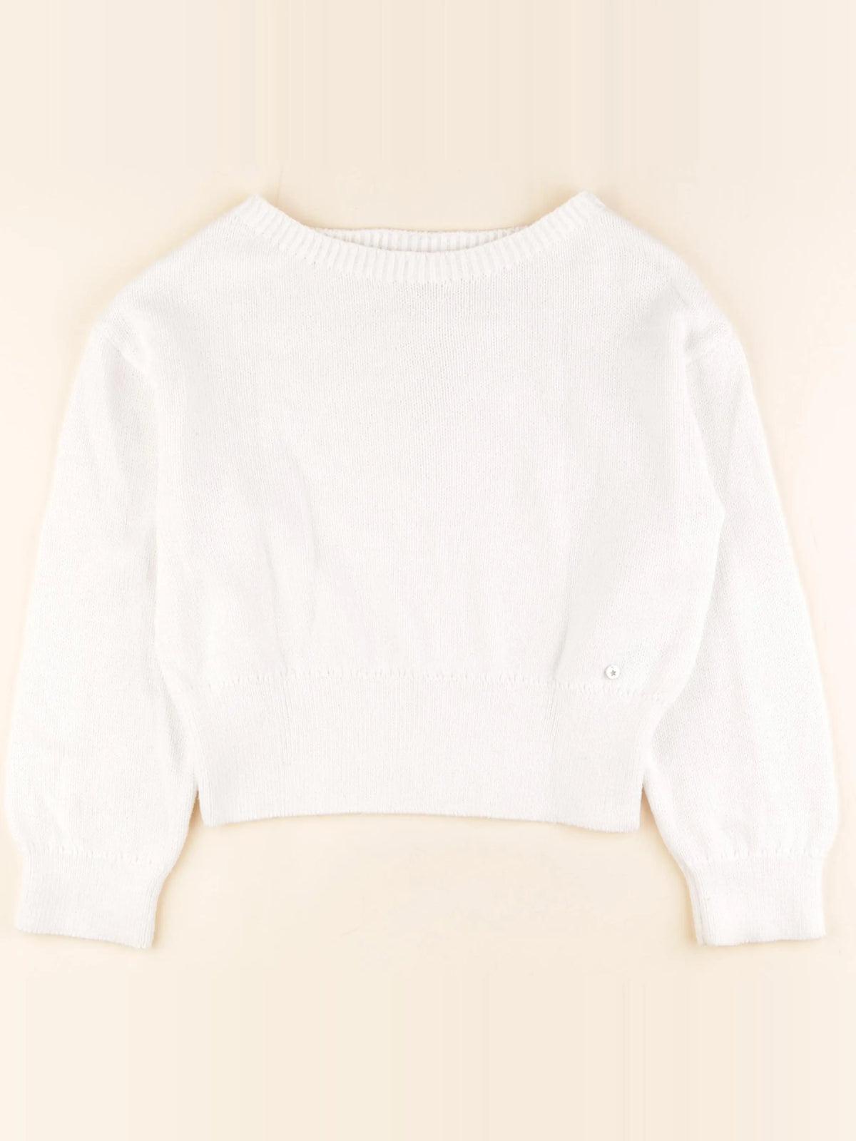 Zara - pull blanc - 9/10 ans