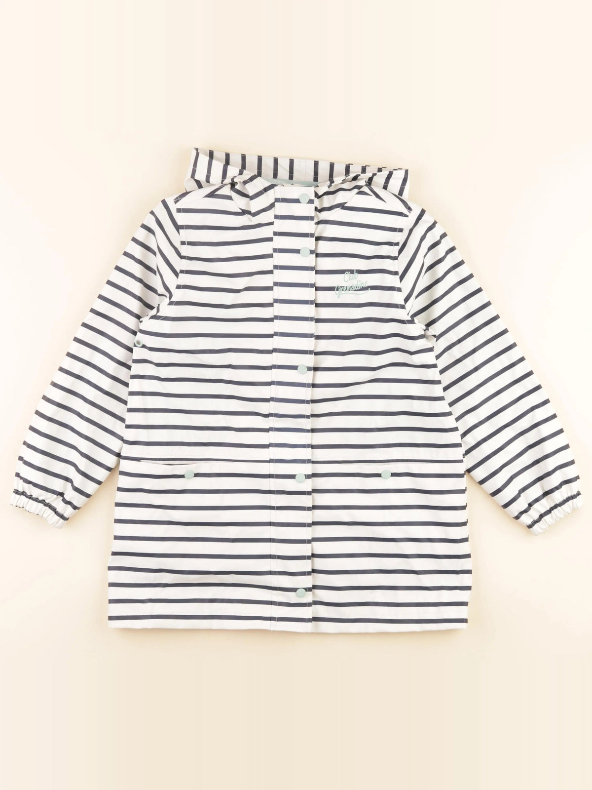 Vertbaudet - imperméable bleu - 8 ans