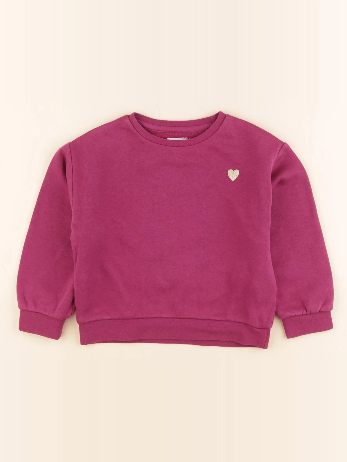 Vertbaudet - sweat violet - 5 ans
