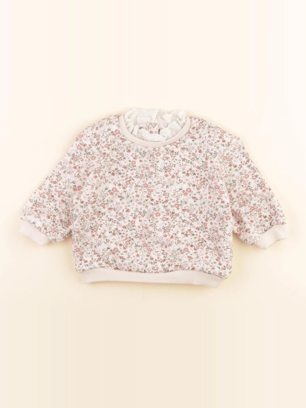 Tape à l'oeil - sweat rose - 12 mois