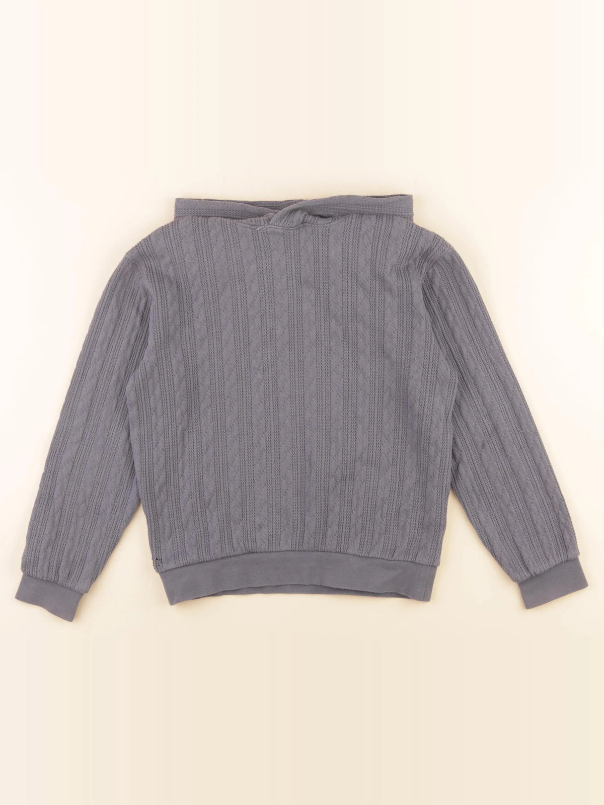 H&M - sweat bleu - 8/10 ans