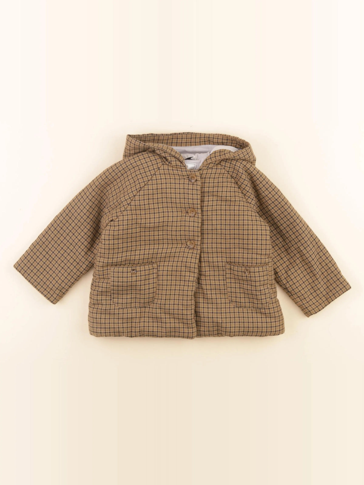 Cyrillus - veste doublé marron - 24 mois