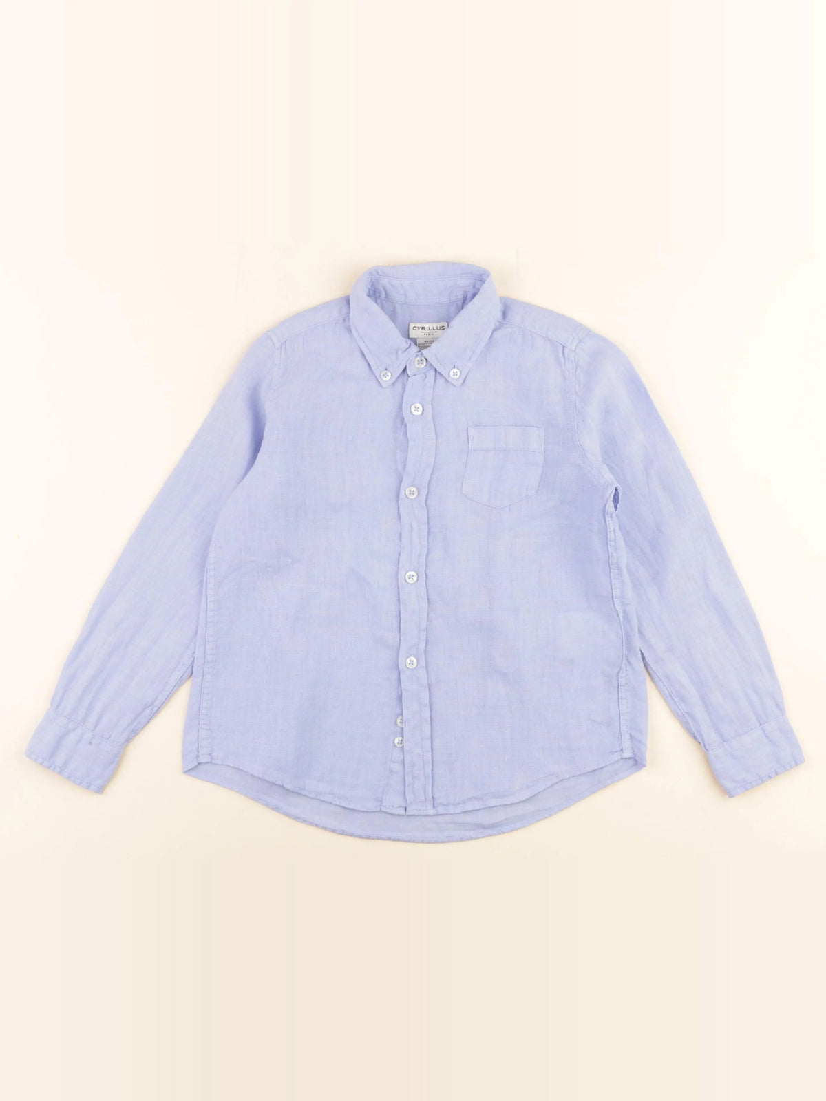 Cyrillus - chemise bleu - 6 ans
